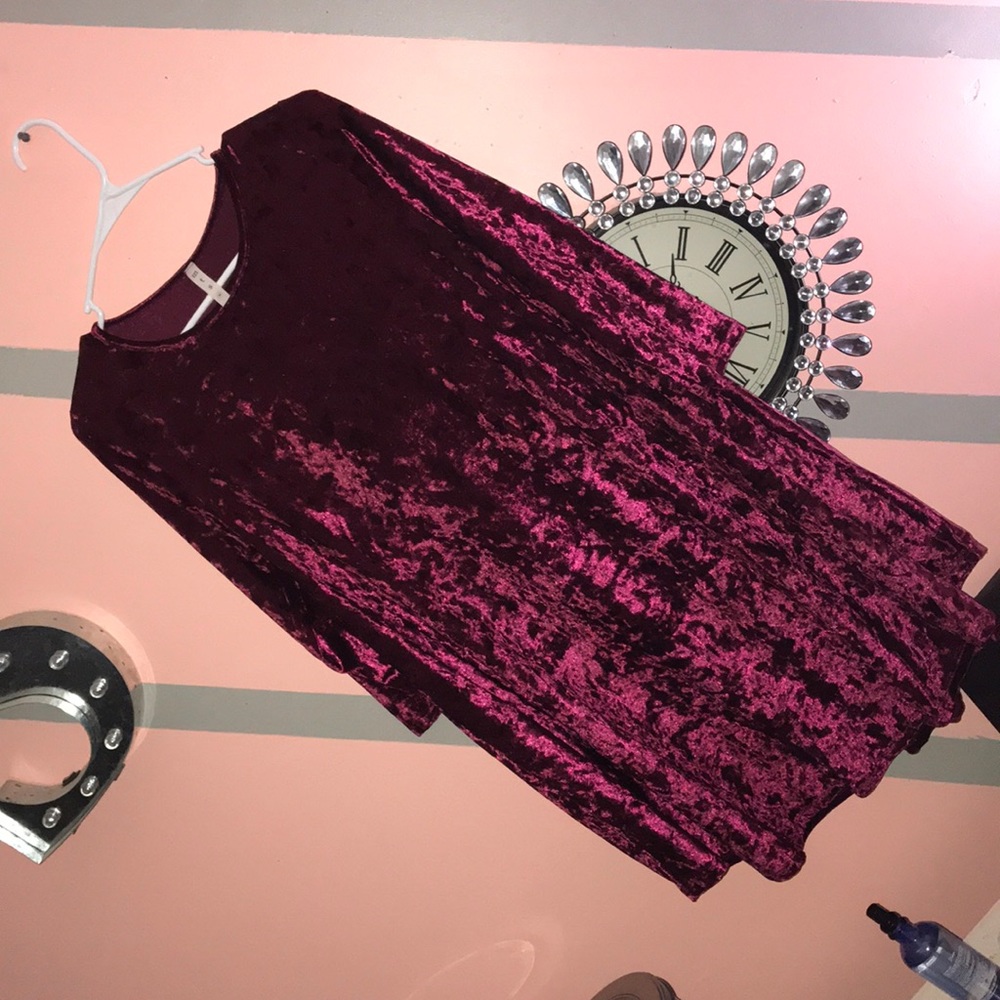 Burgundy Suede w/ POCKETS